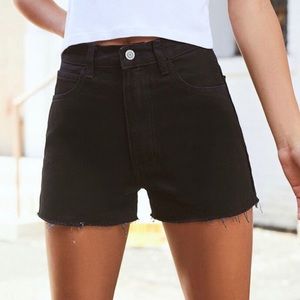 J Galt black jean shorts from Brandy Melville